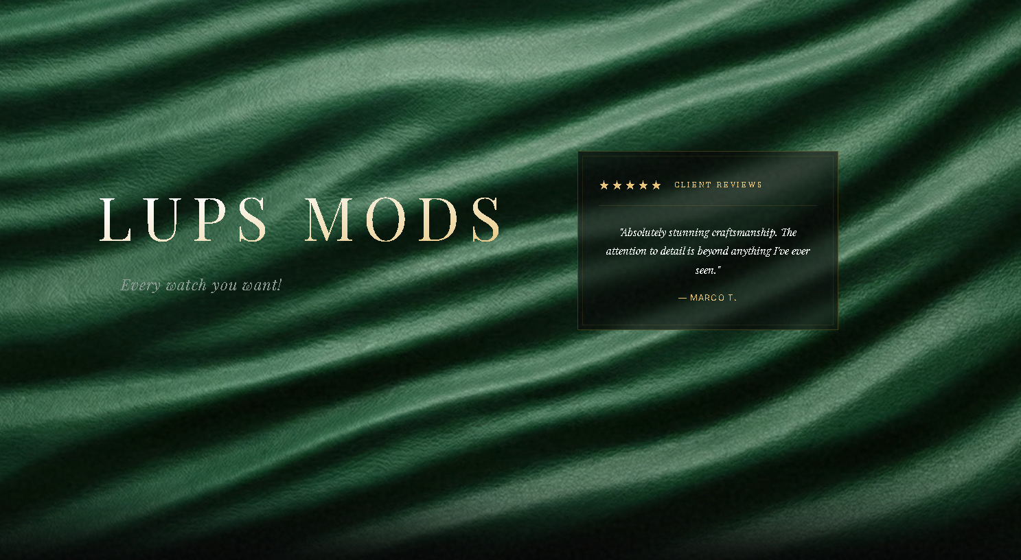 LUPS Mods CMS Screenshot 1