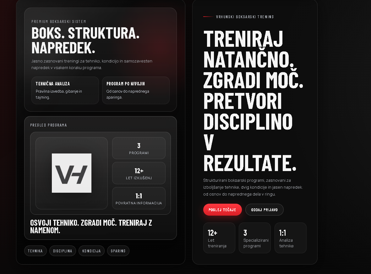 VH Coaching Screenshot 1