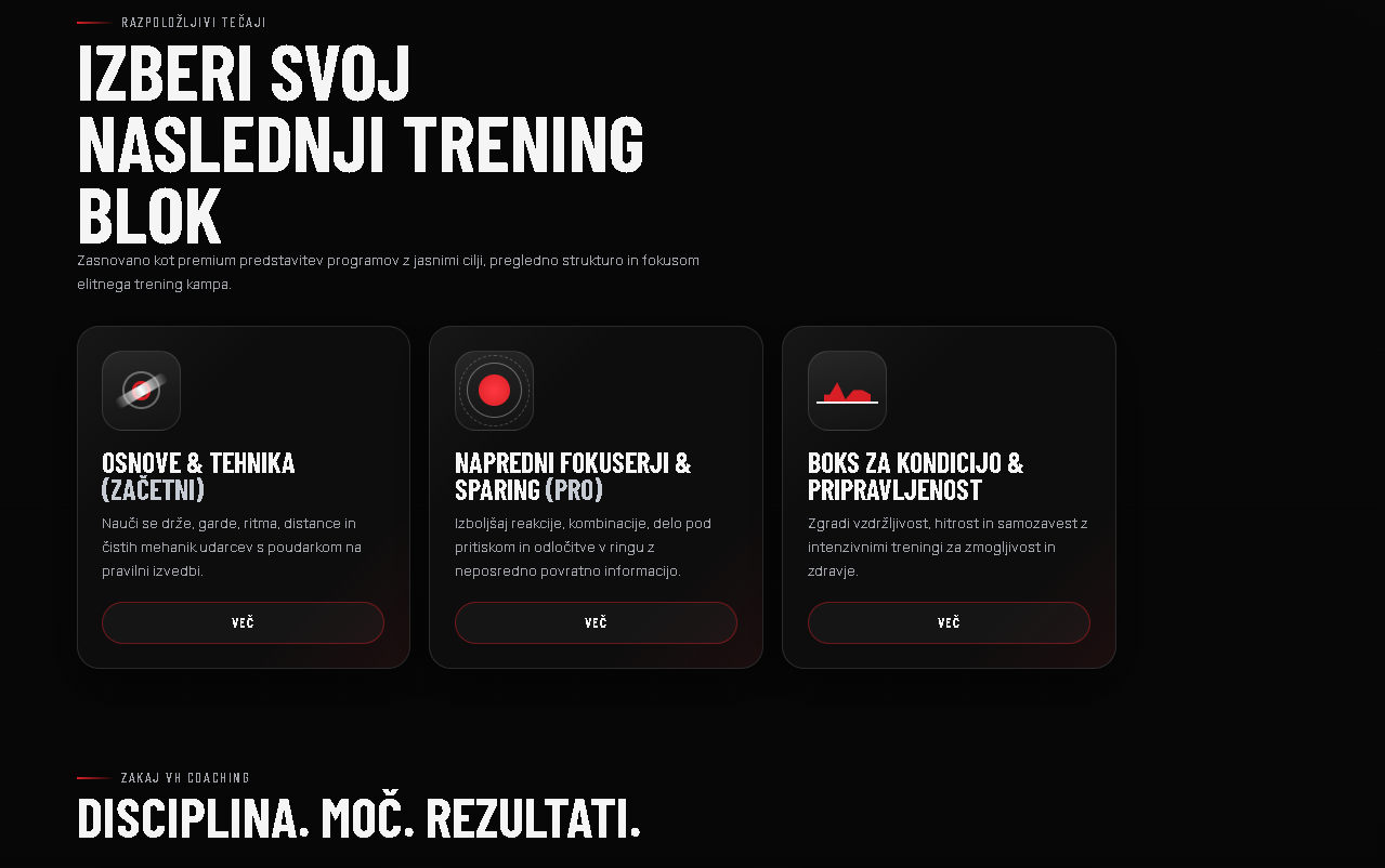 VH Coaching Screenshot 3